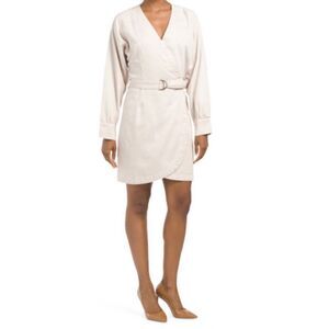 YFB NWT Zeplin Cotton Belted Jacket/ Shacket Dress Beige Downtown/ Clean Girl M